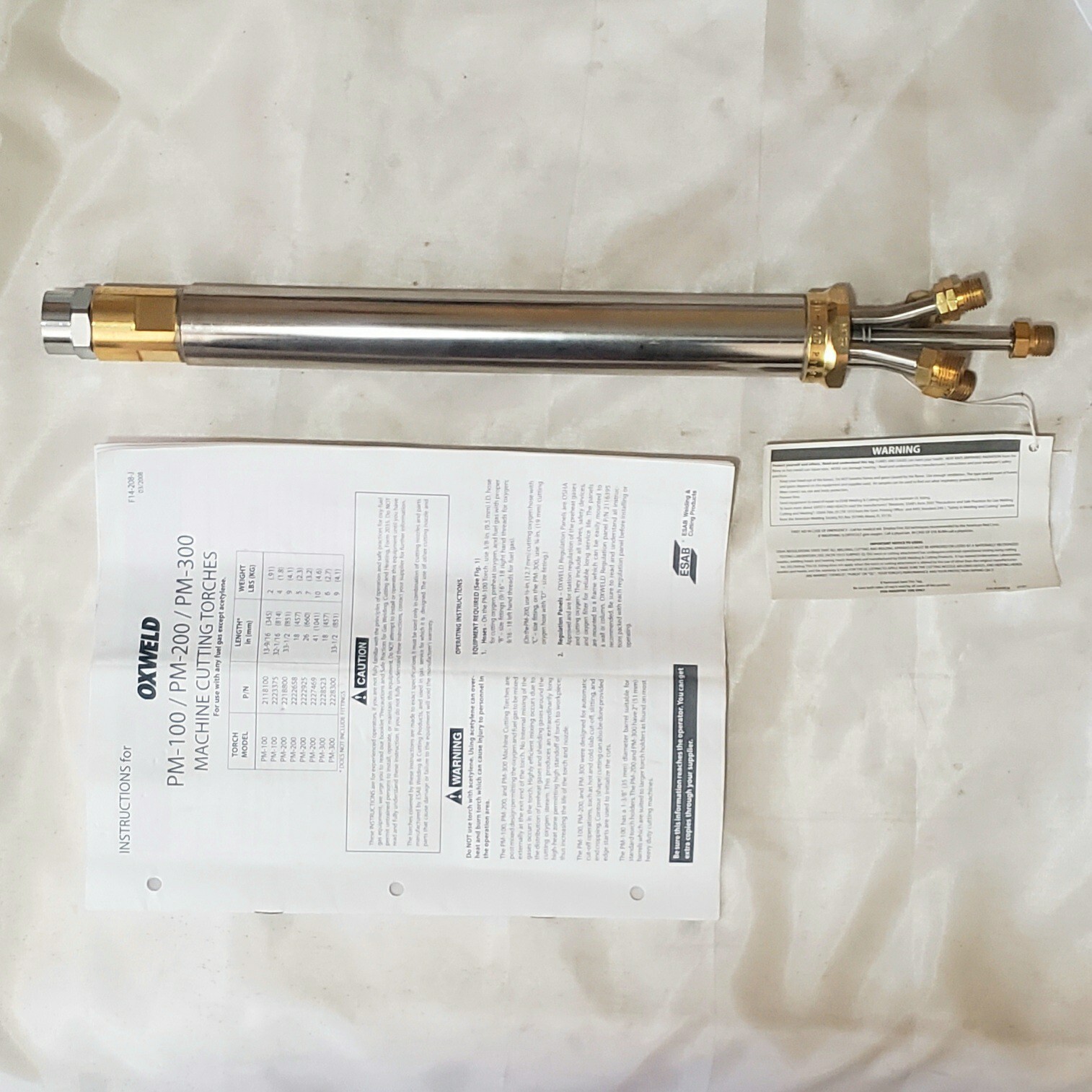 ESAB Oxweld PM-100 Machine Cutting Torch 2118100