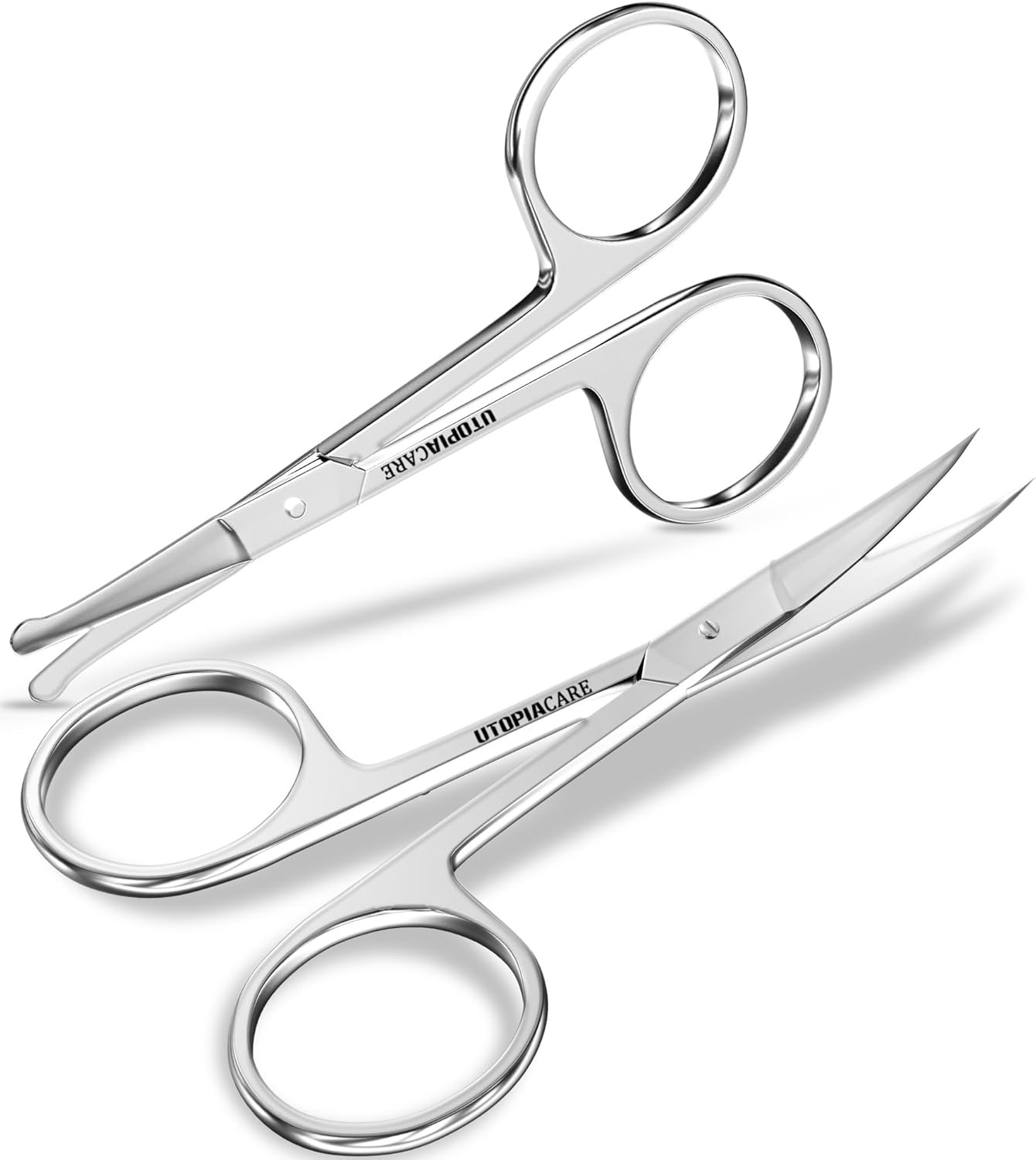 Eyebrow Scissors for Women - Stainless Steel Small Scissors