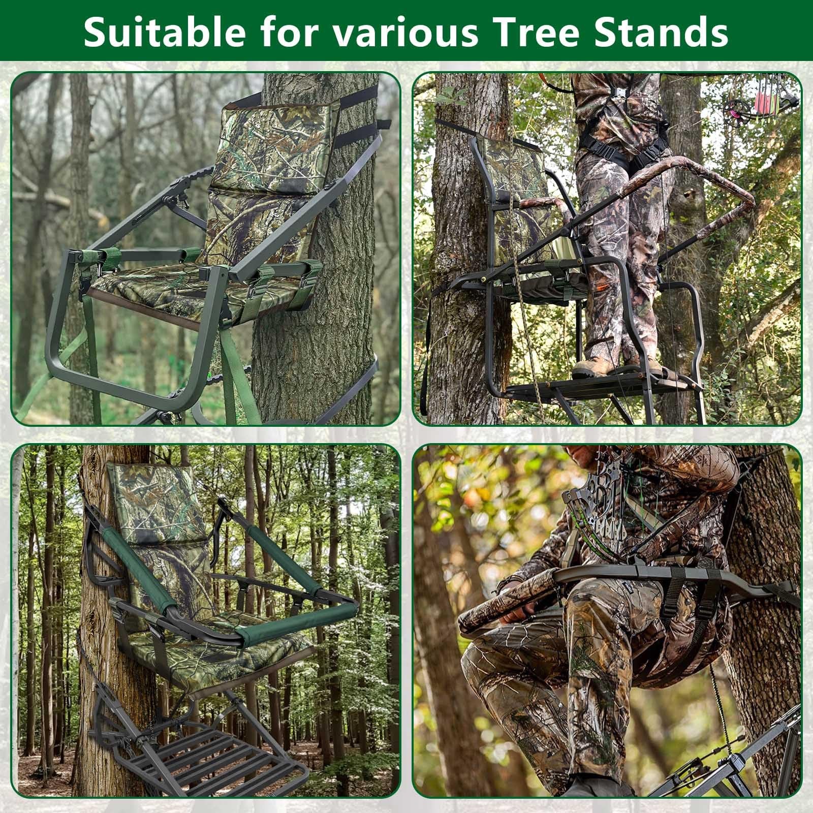 Adjustable Hunting Tree Stand Seat Replacement for Climber Deer Stands