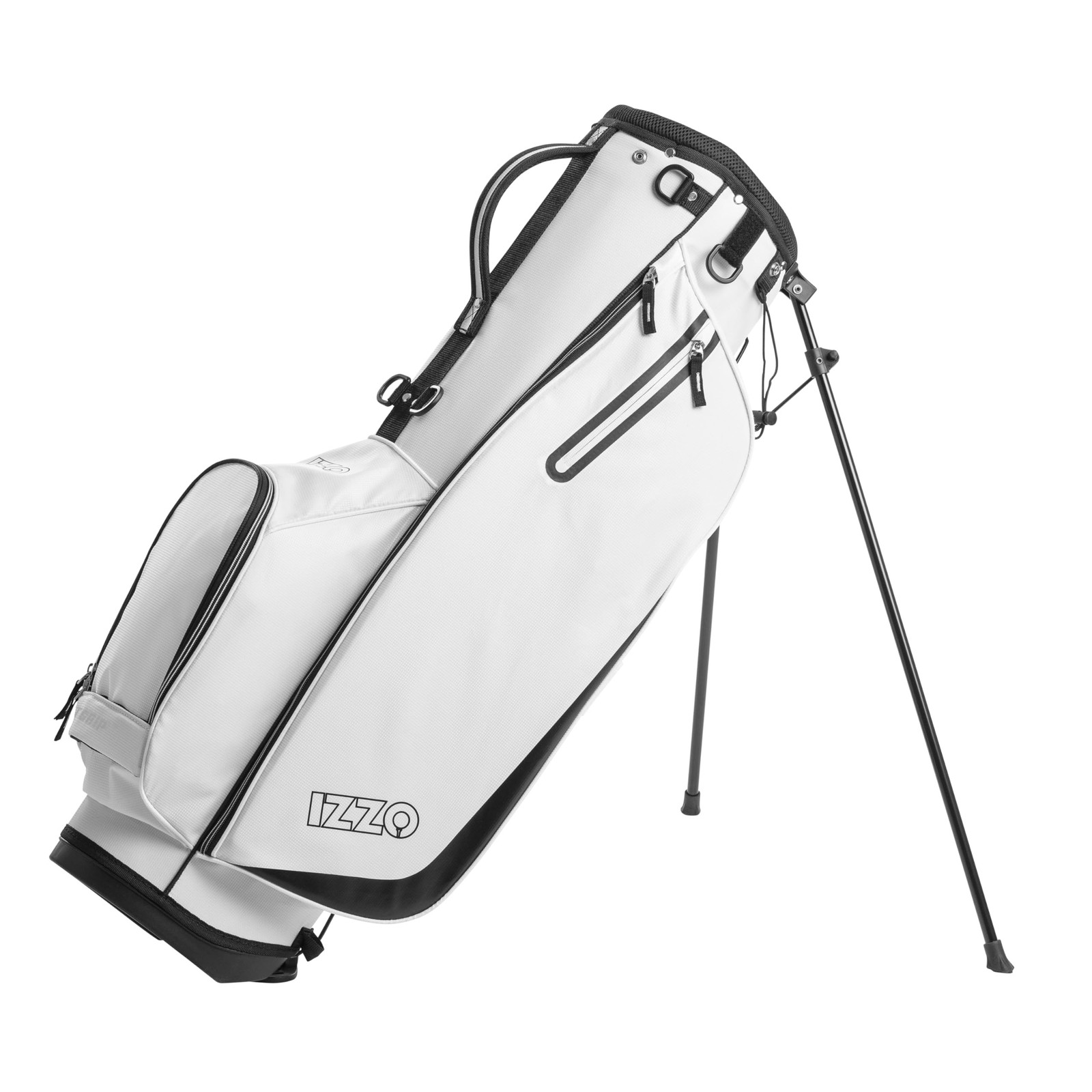 Izzo Ultra Lite Golf Stand Bag White