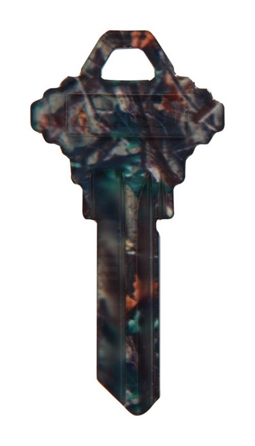 Hillman 89912 SC1/68 Universal Real Camo Single Sided Blank Key (Pack of 6)