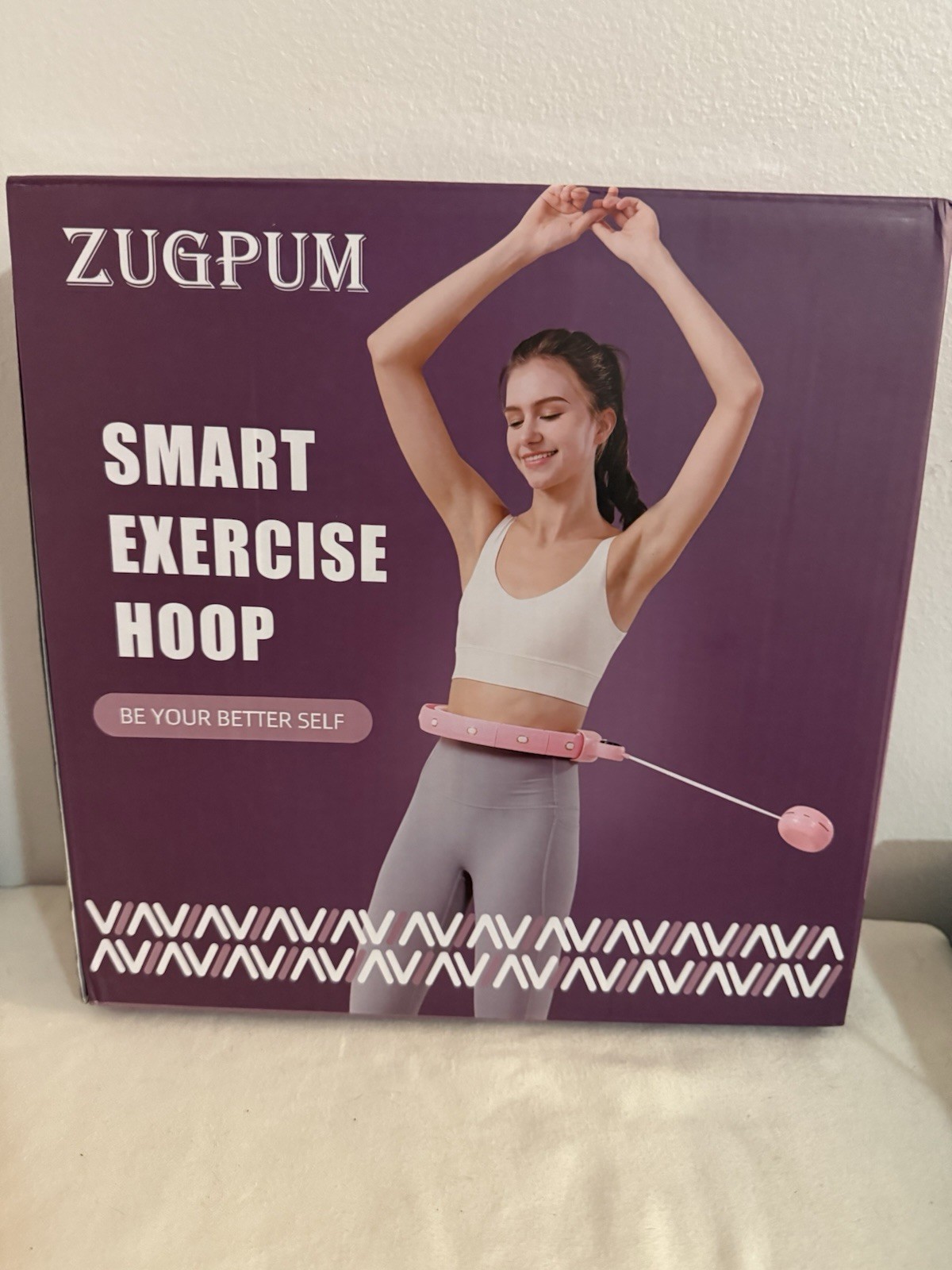 Smart Exercise Hoop Adjustable Weighted Hoola Hoop Fitness Equipment