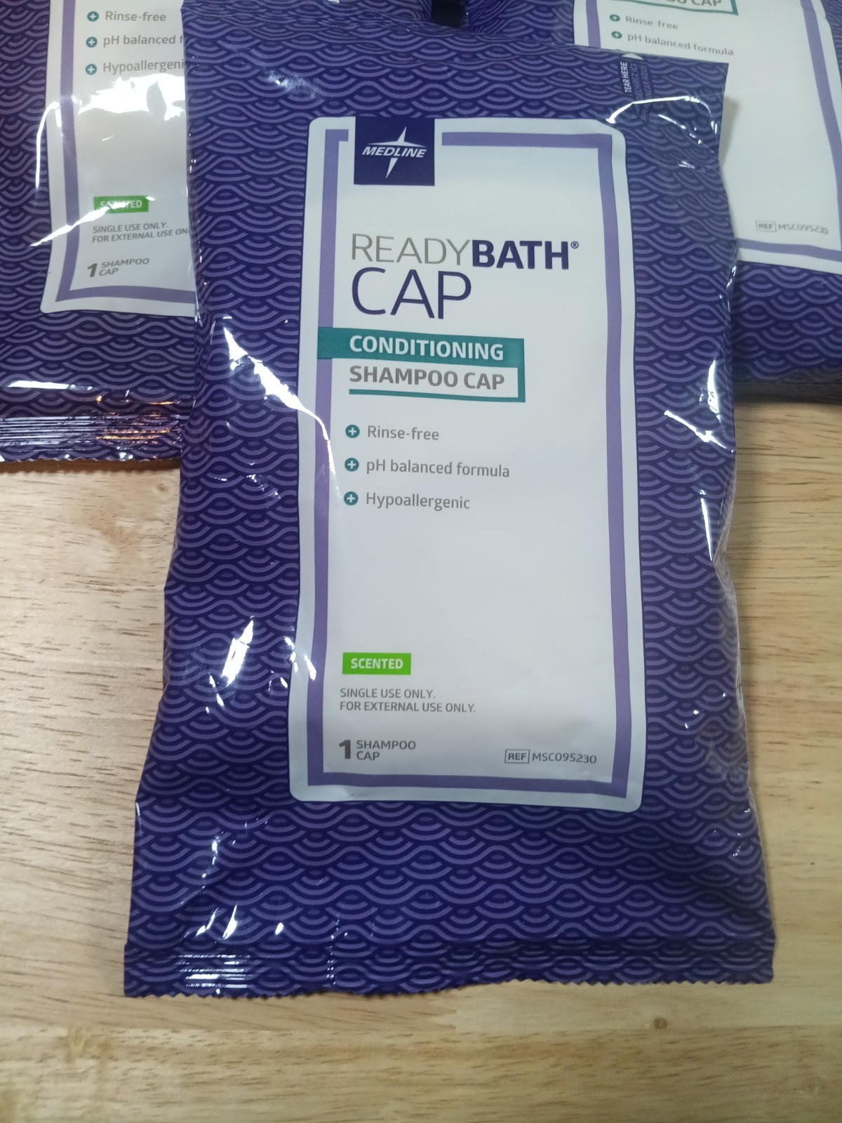 Medline Ready Bath Cap & Bathing Cleansing Cloths Conditioning Shampoo New