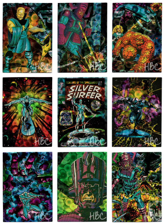 1992 SILVER SURFER PRISM SINGLES COMPLETE YOUR SET PICK YOUR CARD