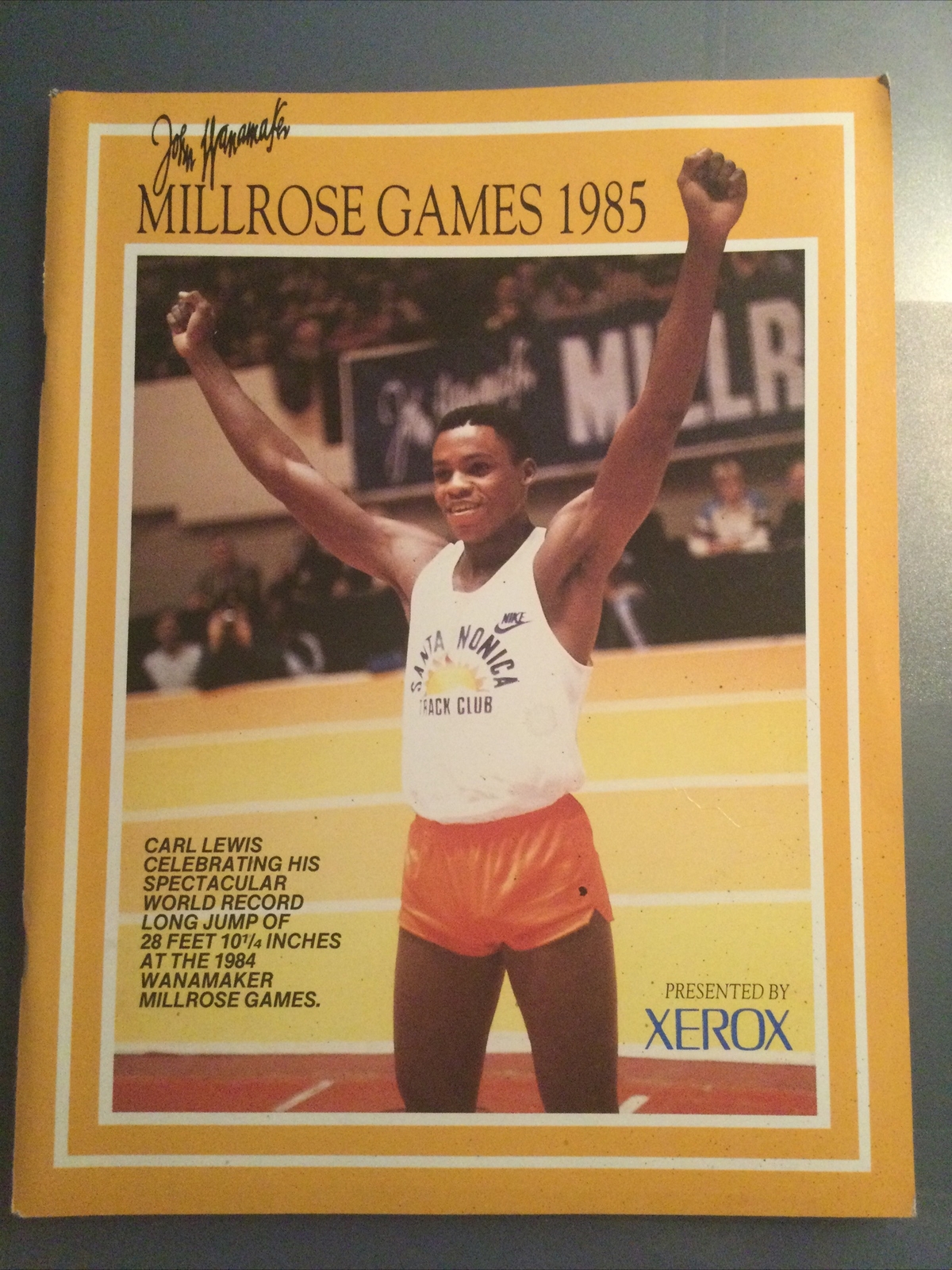 1985 Wanamaker Millrose Games Official Program