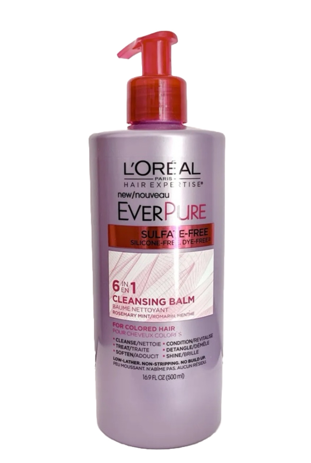 L'Oreal Paris EverPure 6 In 1 Cleansing Balm Paraben Free 16.9 fl oz 500ml
