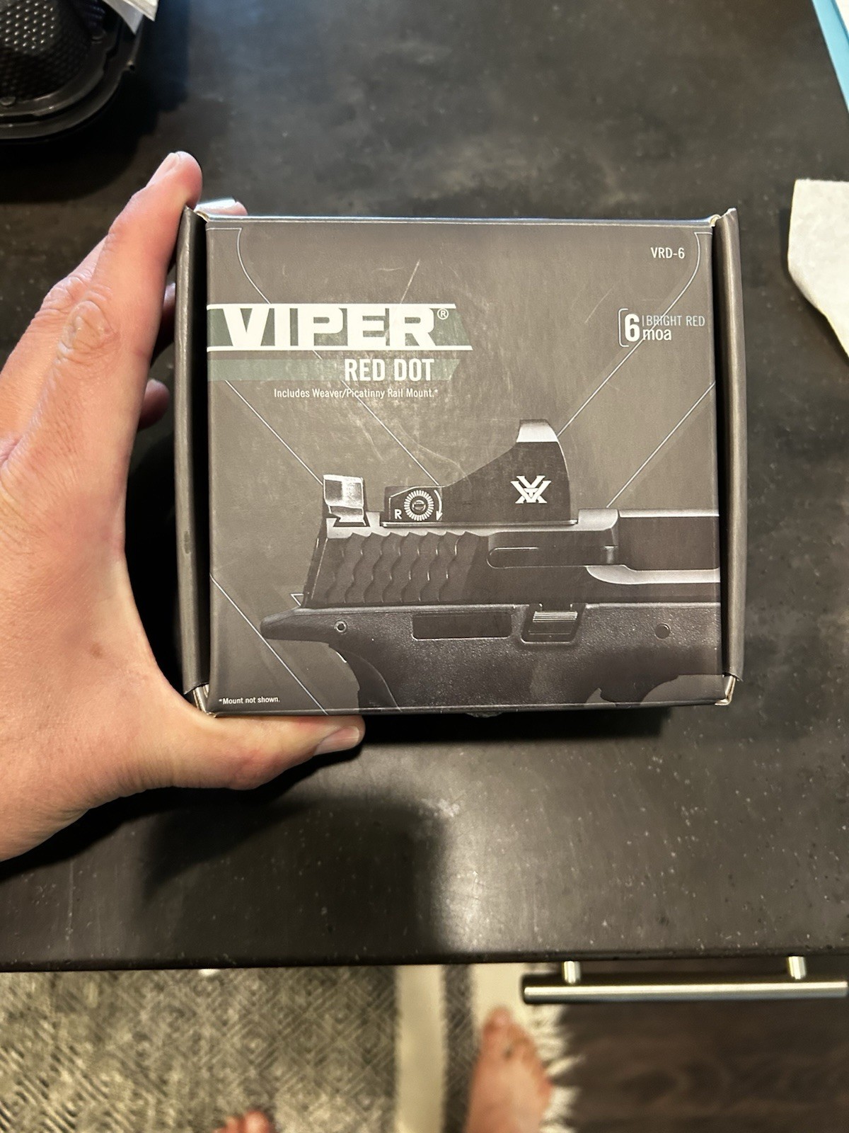 Vortex VRD-6 Viper Red Dot 6 MOA with Picatinny Rail Mount