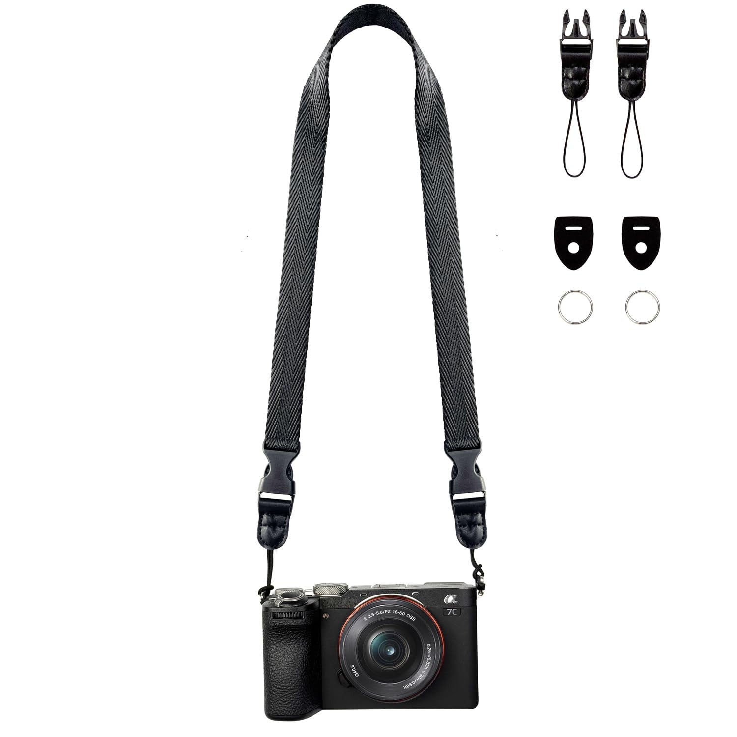 Camera Neck Straps Short,Binocular Strap with Quick Release Buckle,Washable,B...