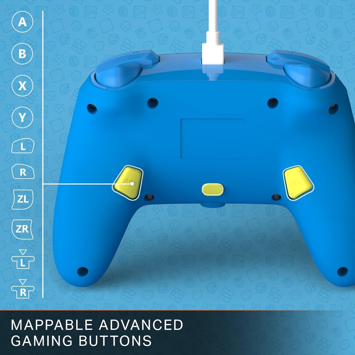PowerA Enhanced Wired Controller for Nintendo Switch – Mario Pop Art – NEW
