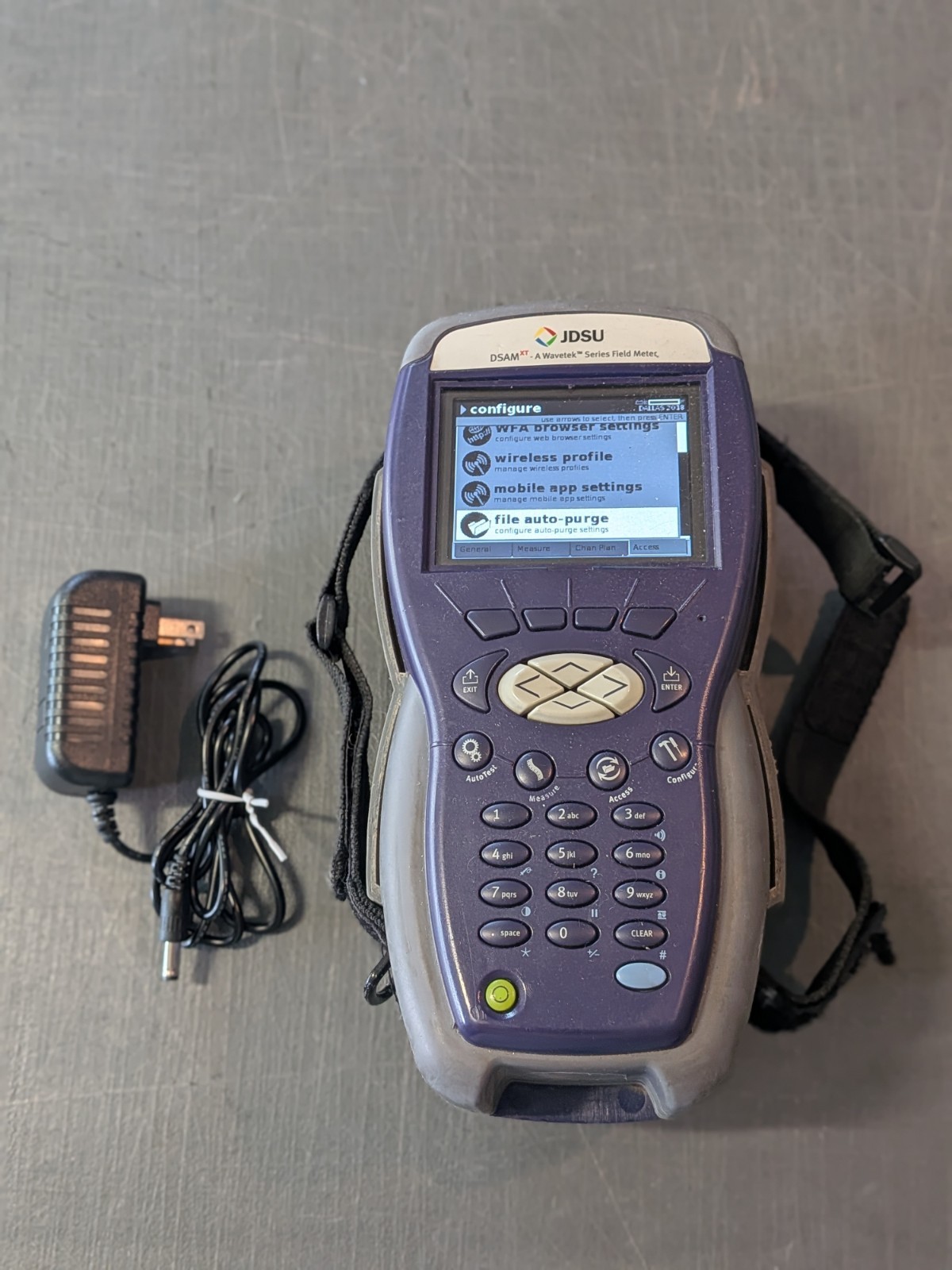 Complete Kit JDSU DSAM-3300 XT 3300 Cable Tester DOCSIS 3.0 Battery & Charger