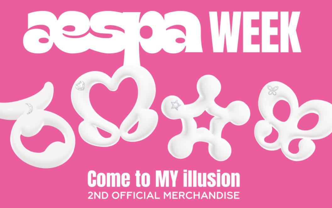 aespa Come to MY illusion POP-UP OFFICIAL MD ACRYLIC KEY RING SET + PHOTOCARD
