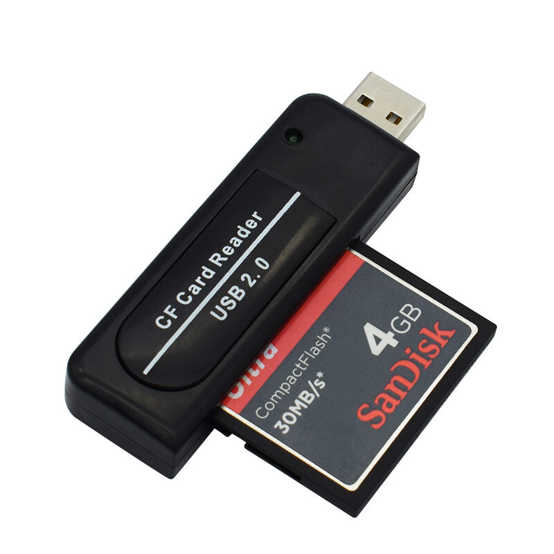 CF CompactFlash Card Reader High Speed CF Card Writer Adapter USB 2.0