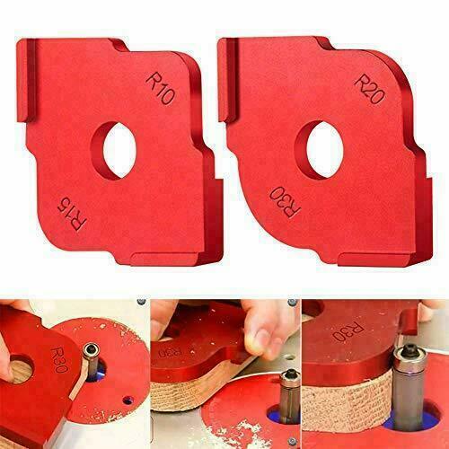 Radius Quick-Jig Router Table Bit Corner Jig Templates For Woodworking Tool Wood