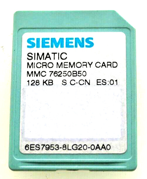 Siemens Micro Memory Card 128KB 6ES7 953-8LG20-0AA0 | E:01 | 6ES7953-8LG20-0AA0