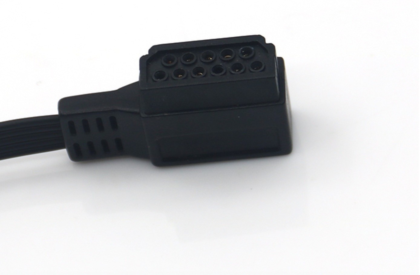 Compatible M4725A telemetry AHA Snap 5 lead holter ecg cable New Version