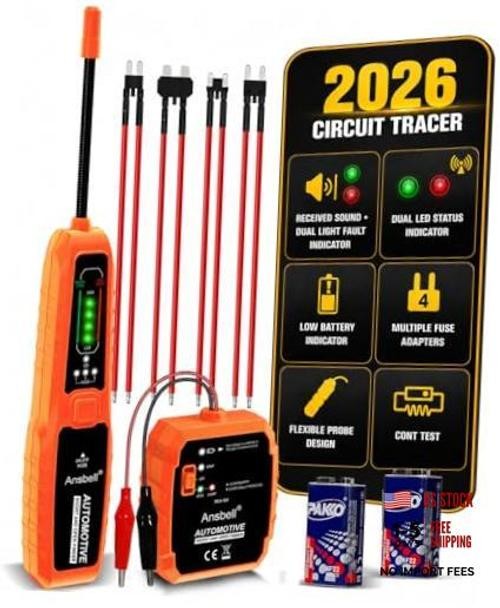 Automotive Circuit Tracer & Short Open Finder, DC 6-42V Professional