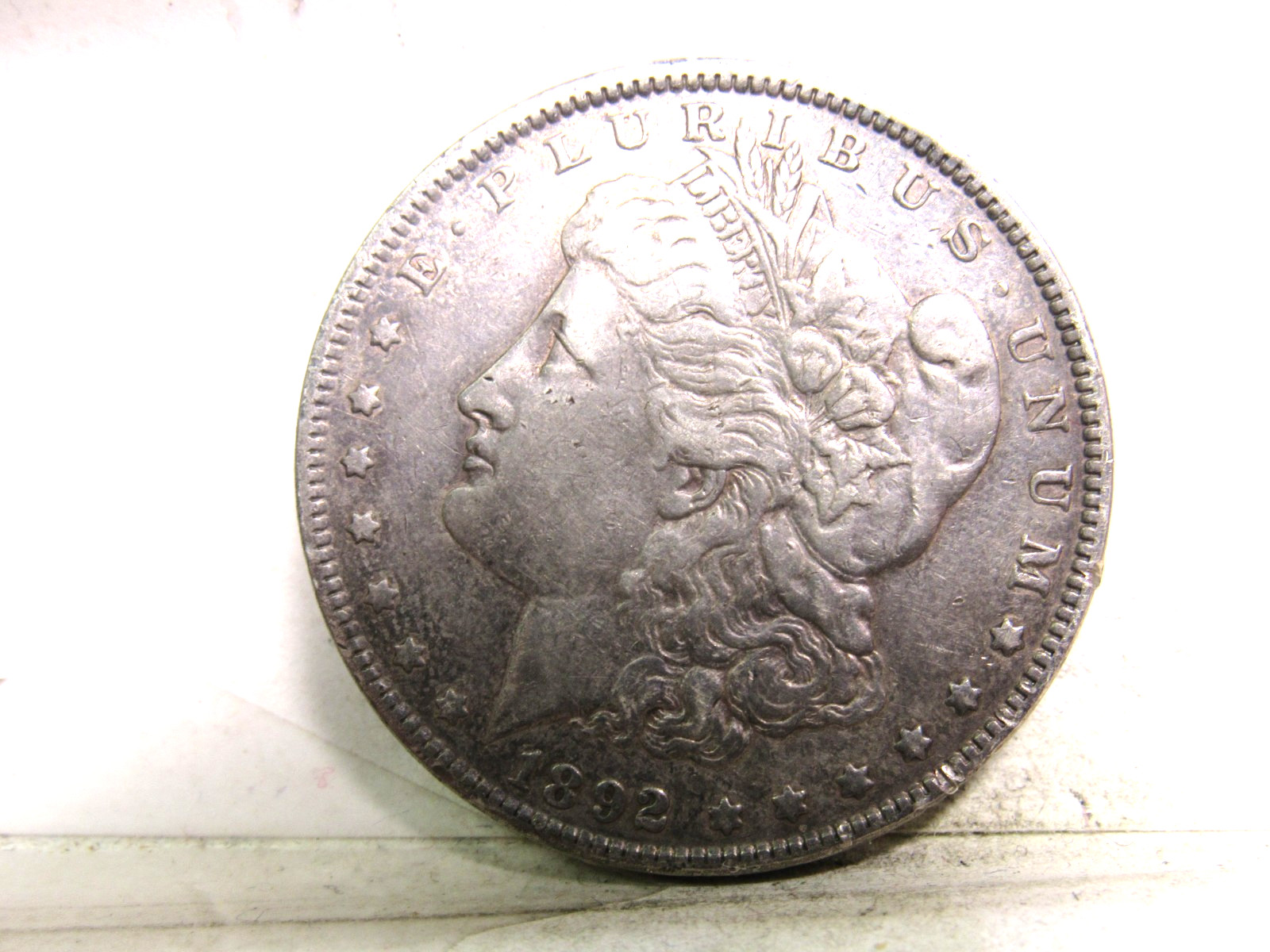 UNITED STATES 1892 MORGAN SILVER DOLLAR XF CONDITION *