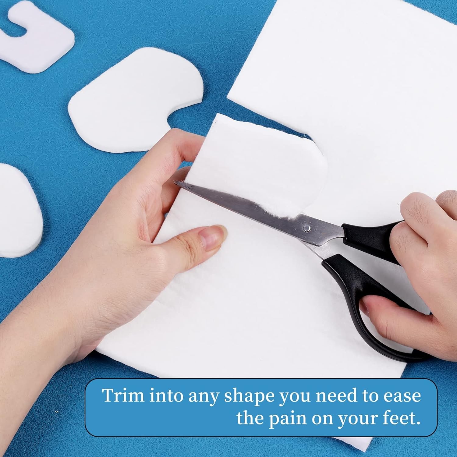 Pllieay Adhesive Felt Premium Grade, Orthopedic 1/4 x 6 x 2.5yd, White