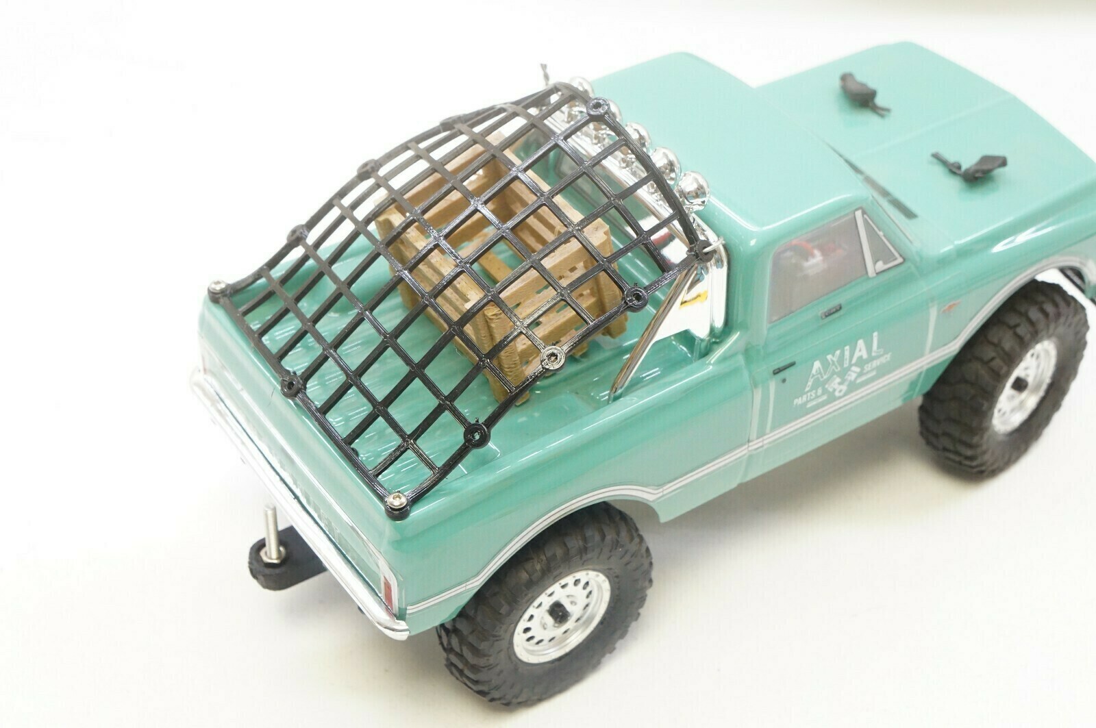 Flexible 1/24 Scale Crawler Cargo Net for Axial SCX24 / Associated Enduro24 Roof