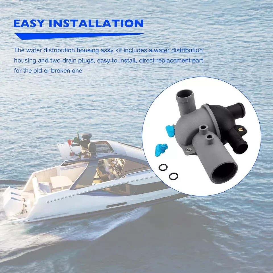 Water Drain Distribution Housings, Compatible with Mercury MerCruiser Mag 350