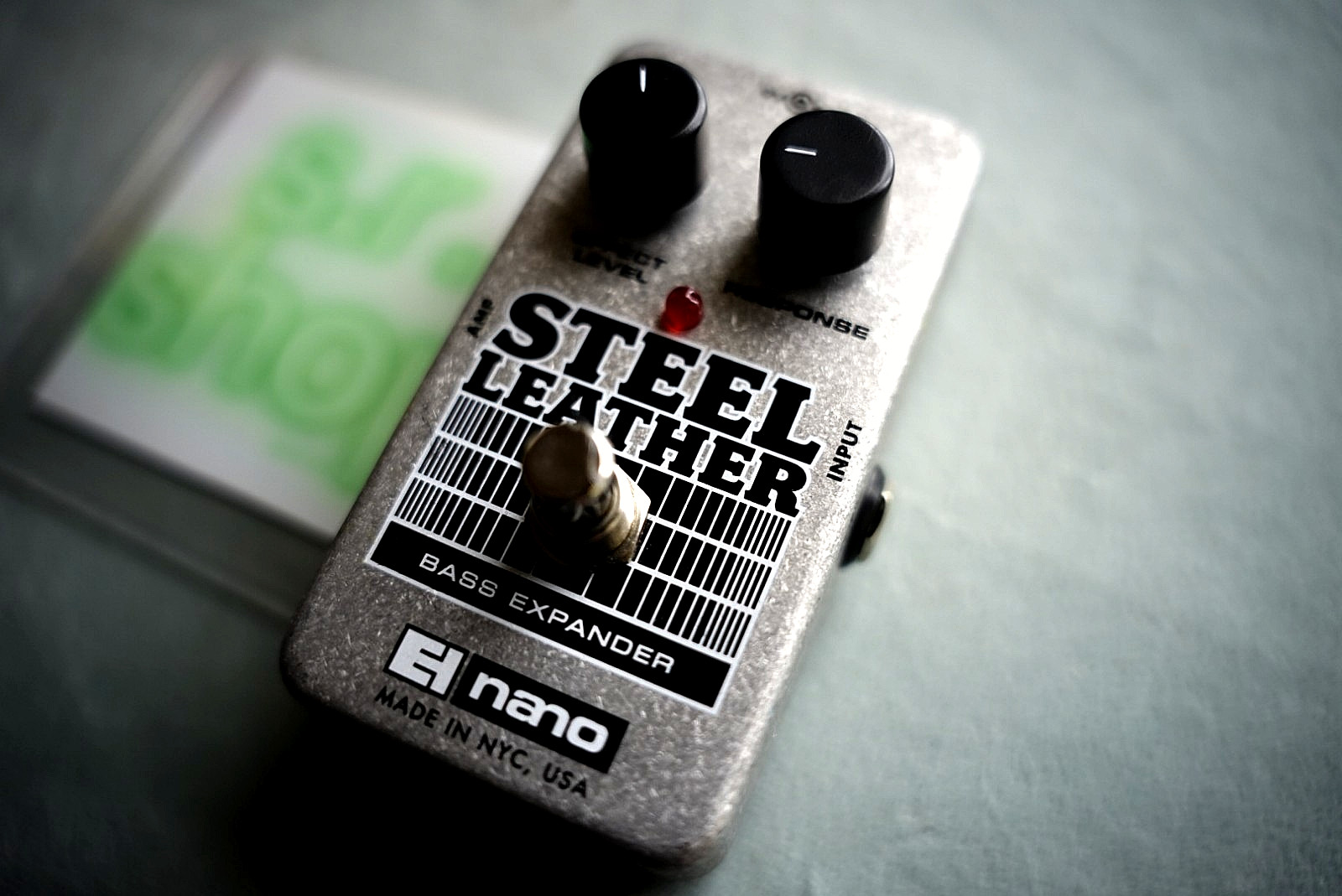 Electro Harmonix Steel Leather Bass Expander Modern Bass Distortion Rare  TESTED