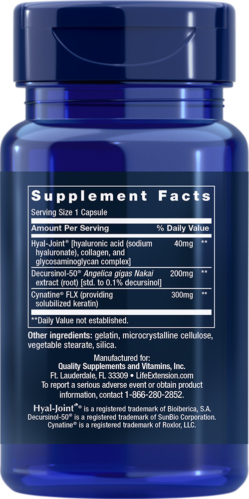 Life Extension FAST ACTING JOINT FORMULA 30 CAPSULES