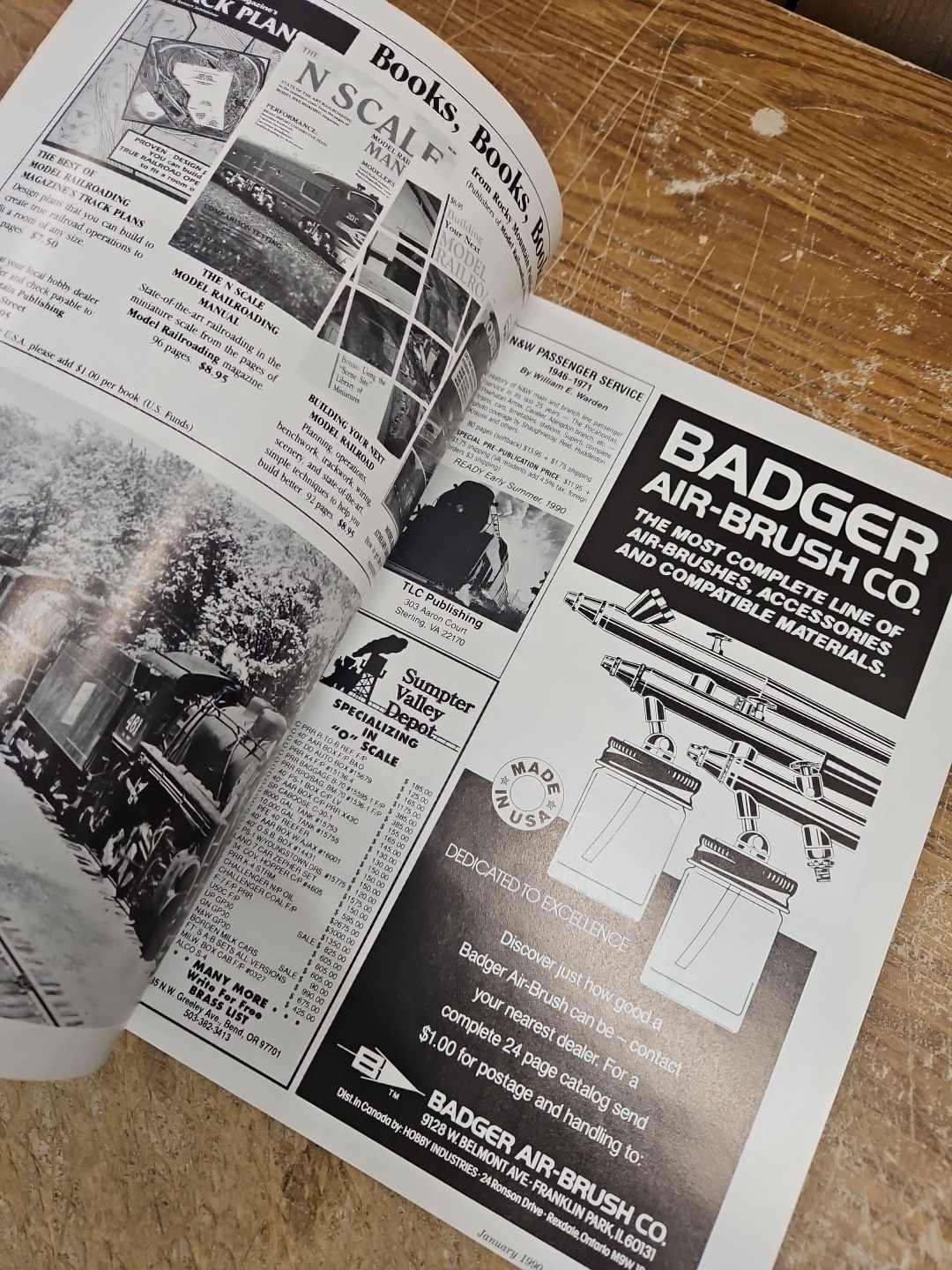 Vintage Mainline Modeler Magazine January 1990