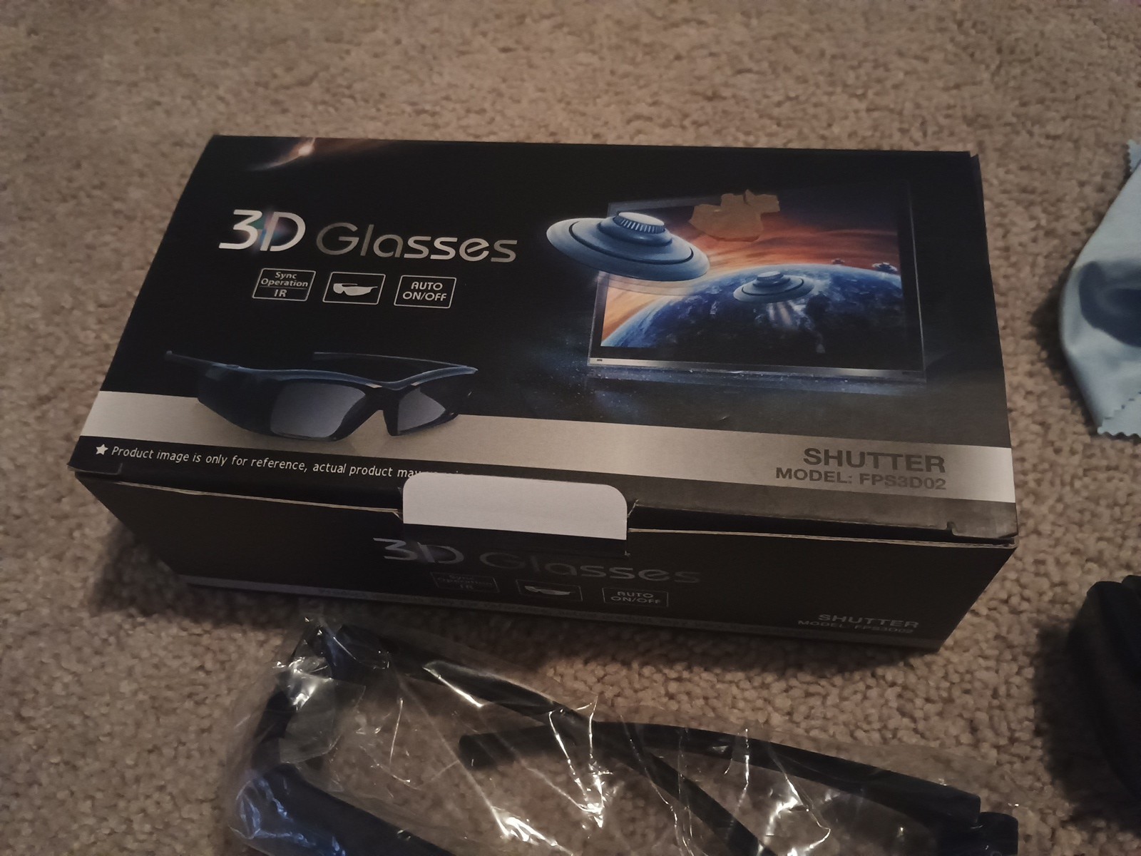 Shutter 3d Glasses Model: Fps3d02 3 Lot VG Conditions