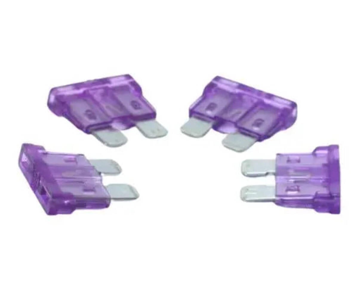 (4 Pack) XPATC3 Furnace, Air Conditioner Control, Circuit Board 3 Amp Fuse