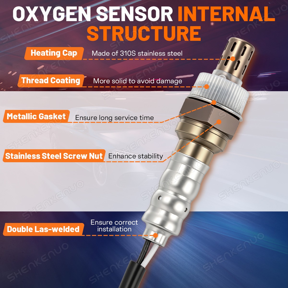 O2 Oxygen Sensor for 2007-2009 Chrysler Sebring 3.5L 2.7L Upstream or Down