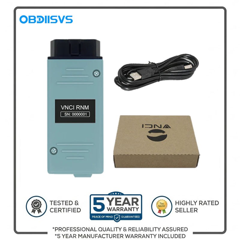 Obdiisvs VNCI RNM for Nissan Renault Mitsubishi CAN FD DoIP Consult 3 Plus Clip