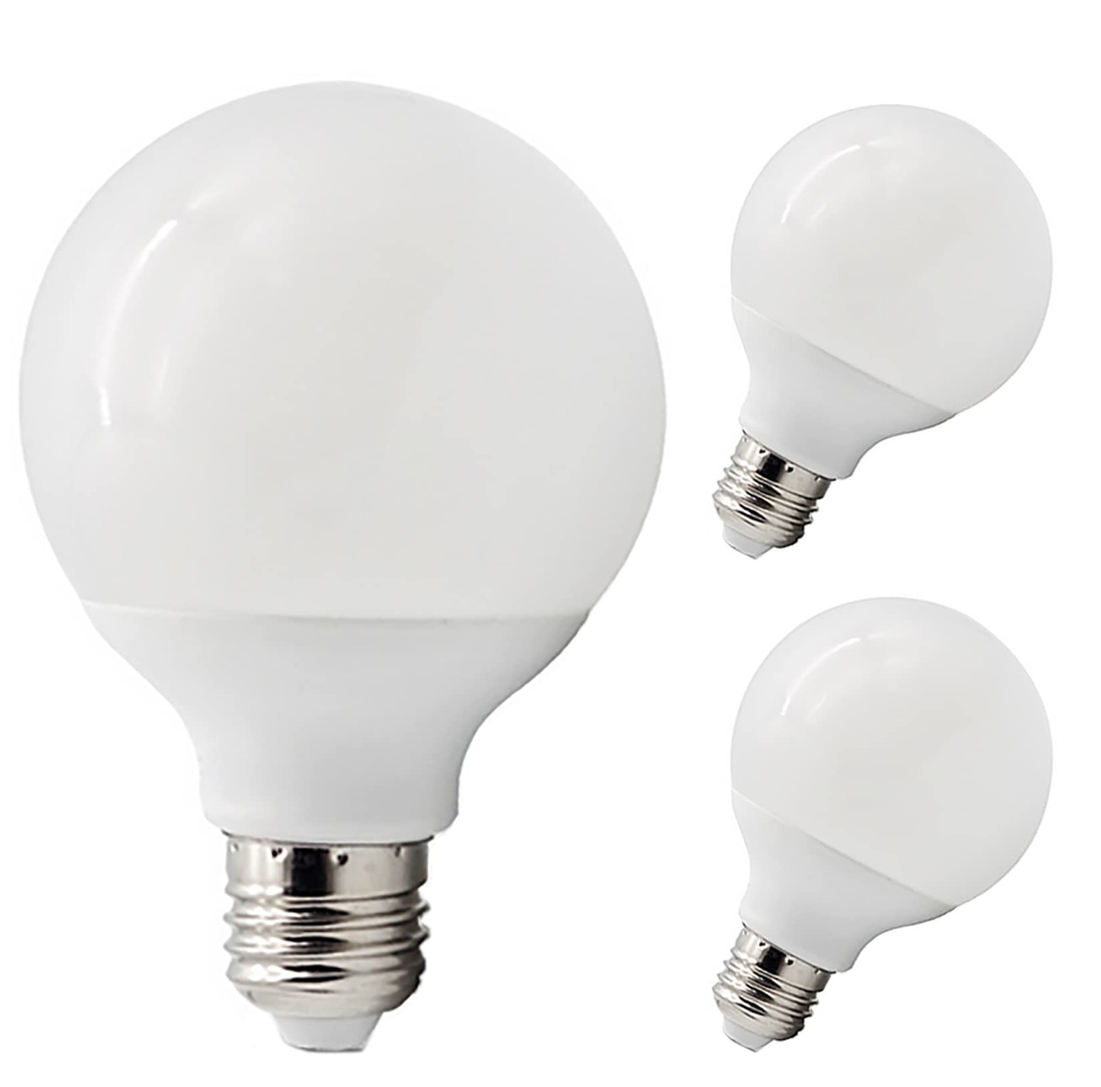 G25 LED Vanity Globe Bulb E26 9W Mirror Light G80 Large Decorative Lamp 90W R...
