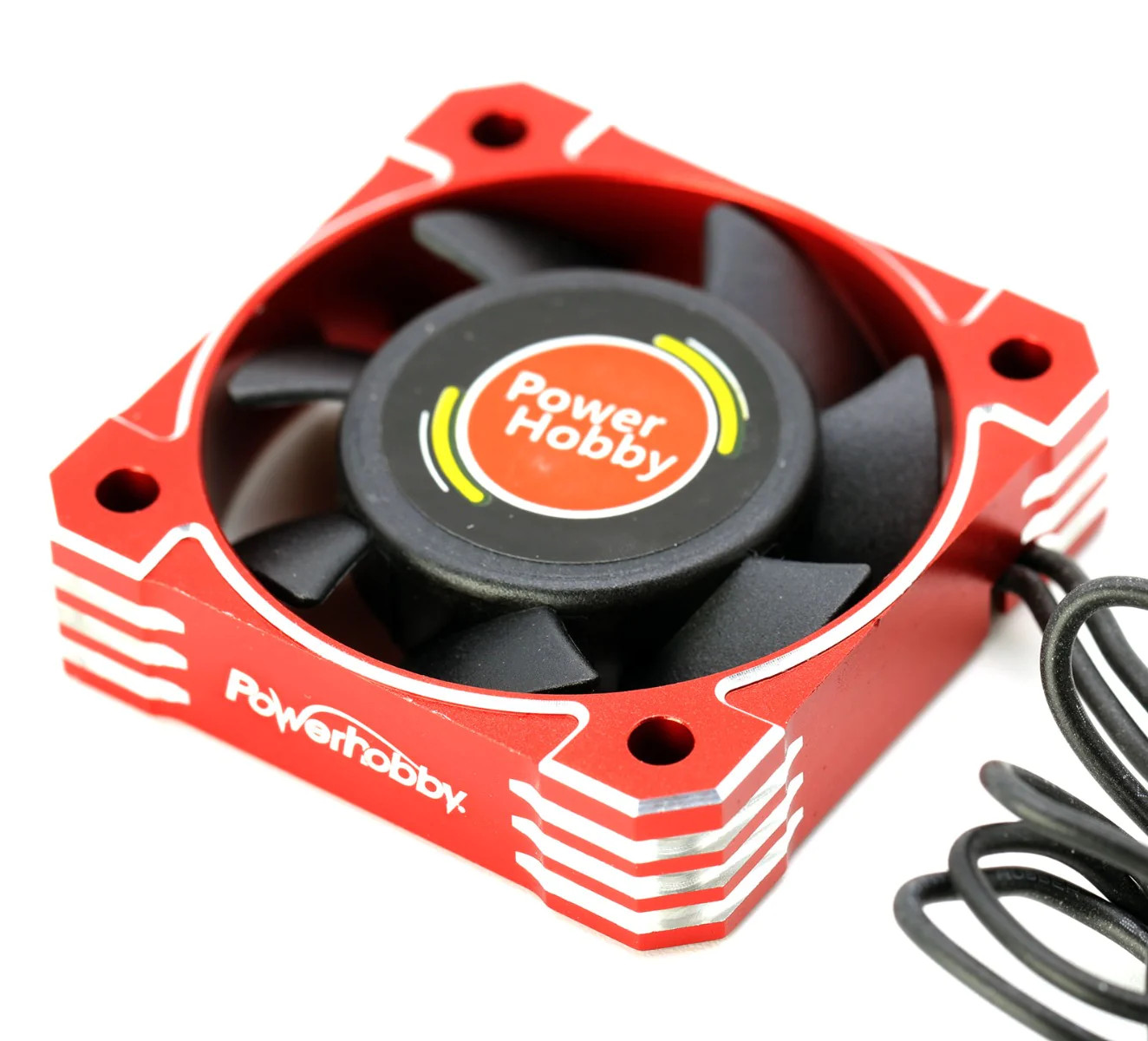 NEW Powerhobby 40mm Aluminum Tornado High Speed HV RC Cooling Fan Red