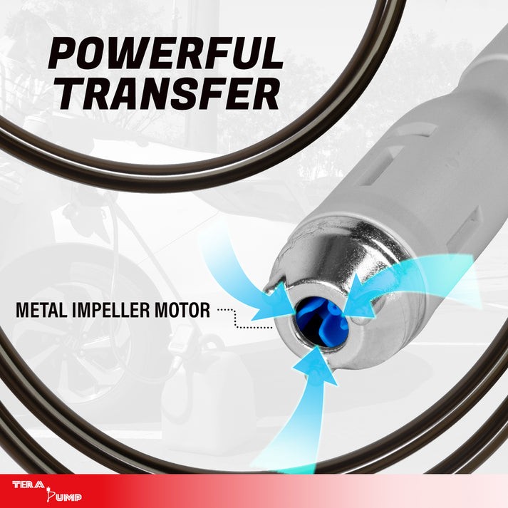 TRFA03 - Battery PoweredFuel Transfer Pump | 2.6GPM | Universal GasAdapters