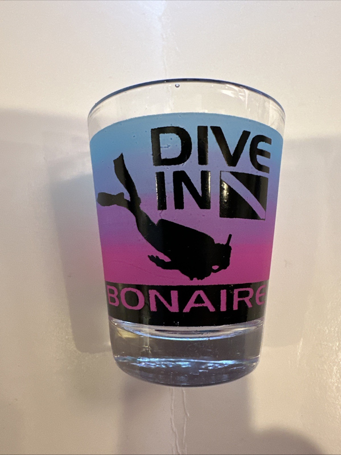 Dive in Bonaire Shot Glass