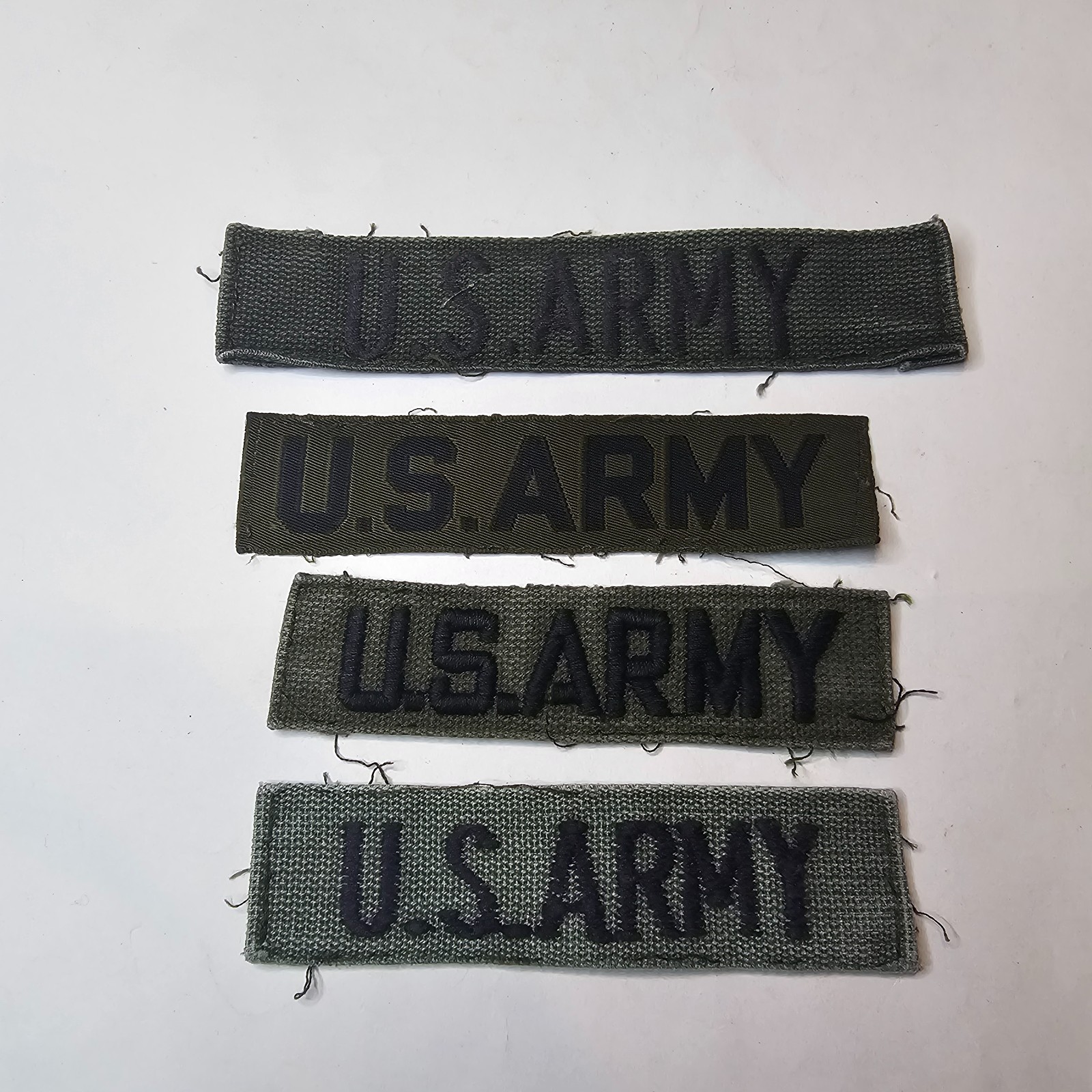 ~4~ U.S. ARMY UNIFORM NAME PATCHES UNITED STATES U.S. INSIGNIA MILITARYT US OD 4