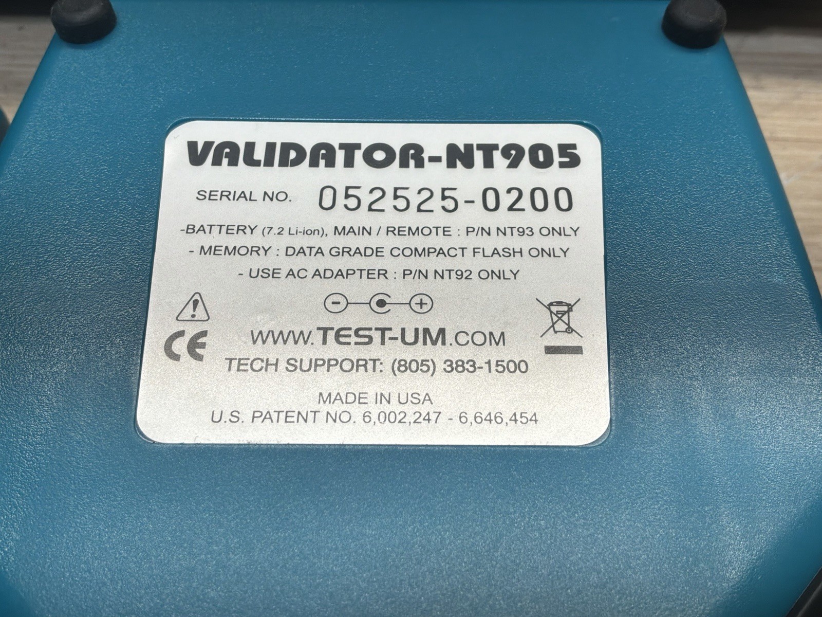 TEST-UM Validator NT905 Validator-NT905 Network LAN Ethernet Tester /JUA4017