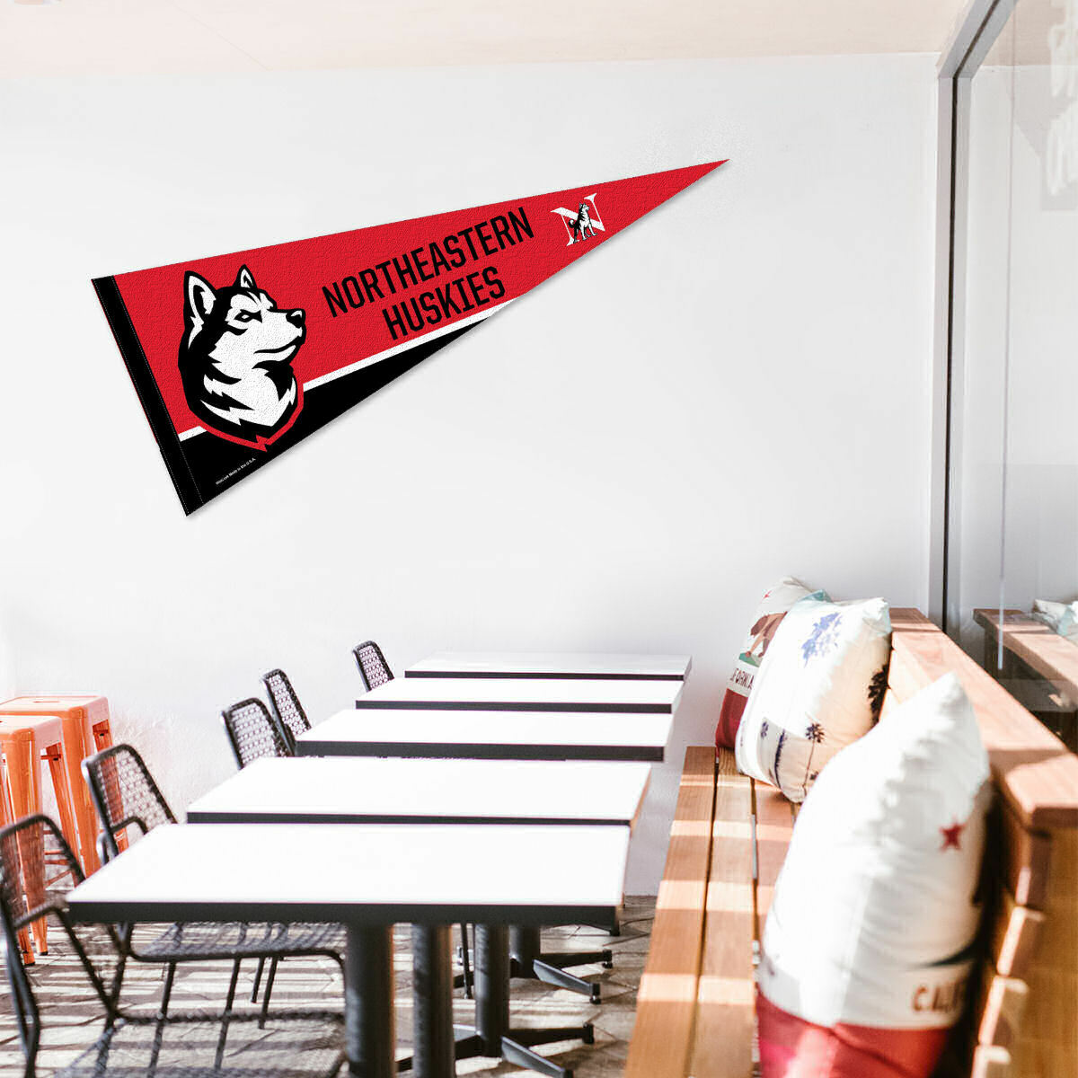 Northeastern University 12x30 Felt Pennant
