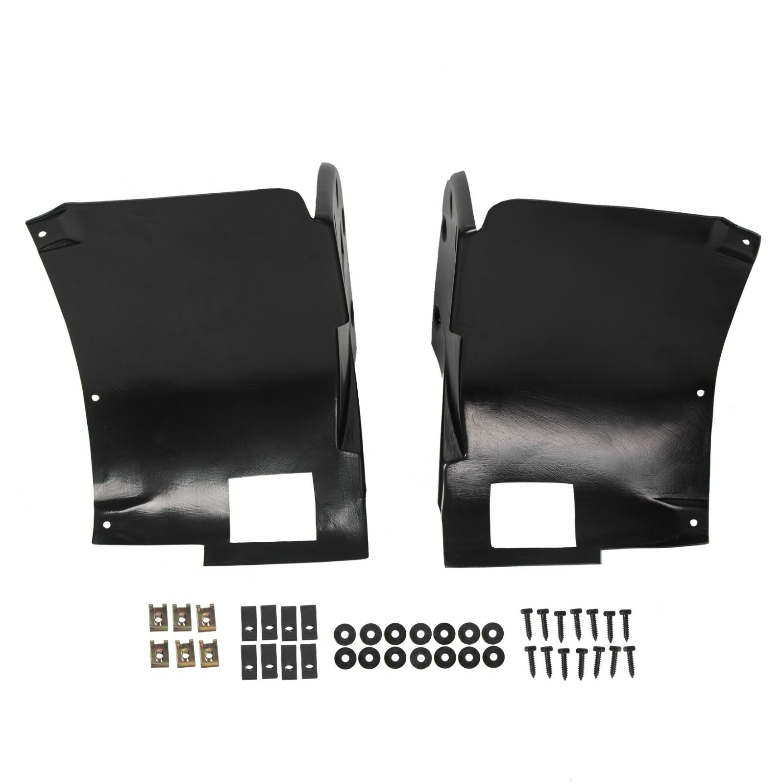For BMW E39 M5 Left+Right Pair Front Bumper Splash Panel Liner Trim Fender Kits