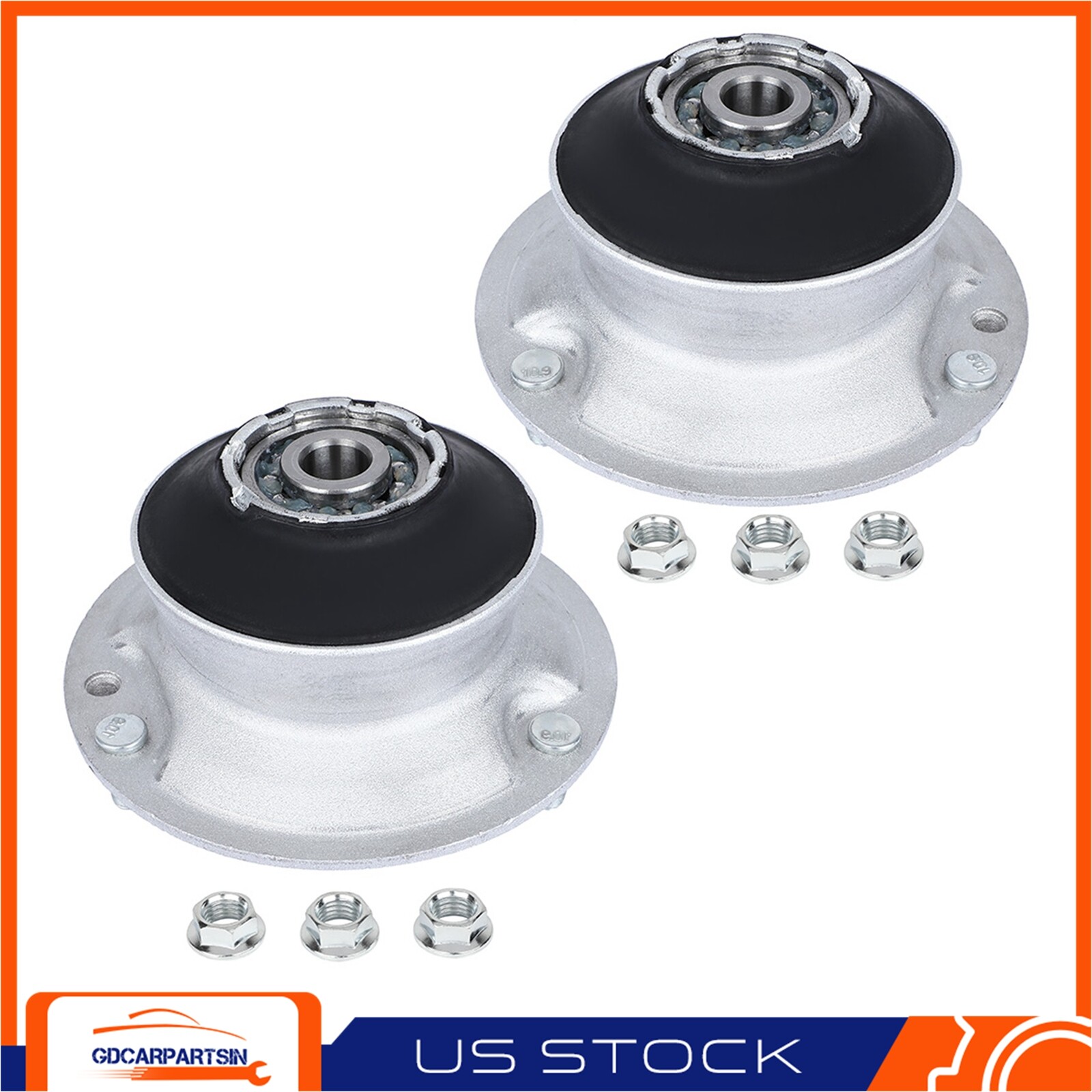For BMW 323i 325i 330i 335i 525i 528i 650i X3 Shock and Strut Mount Front Pair
