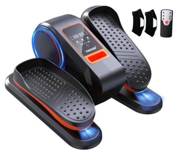 Under Desk Machine, Electric Elliptical Leg Exerciser for Senior, 13 Orange