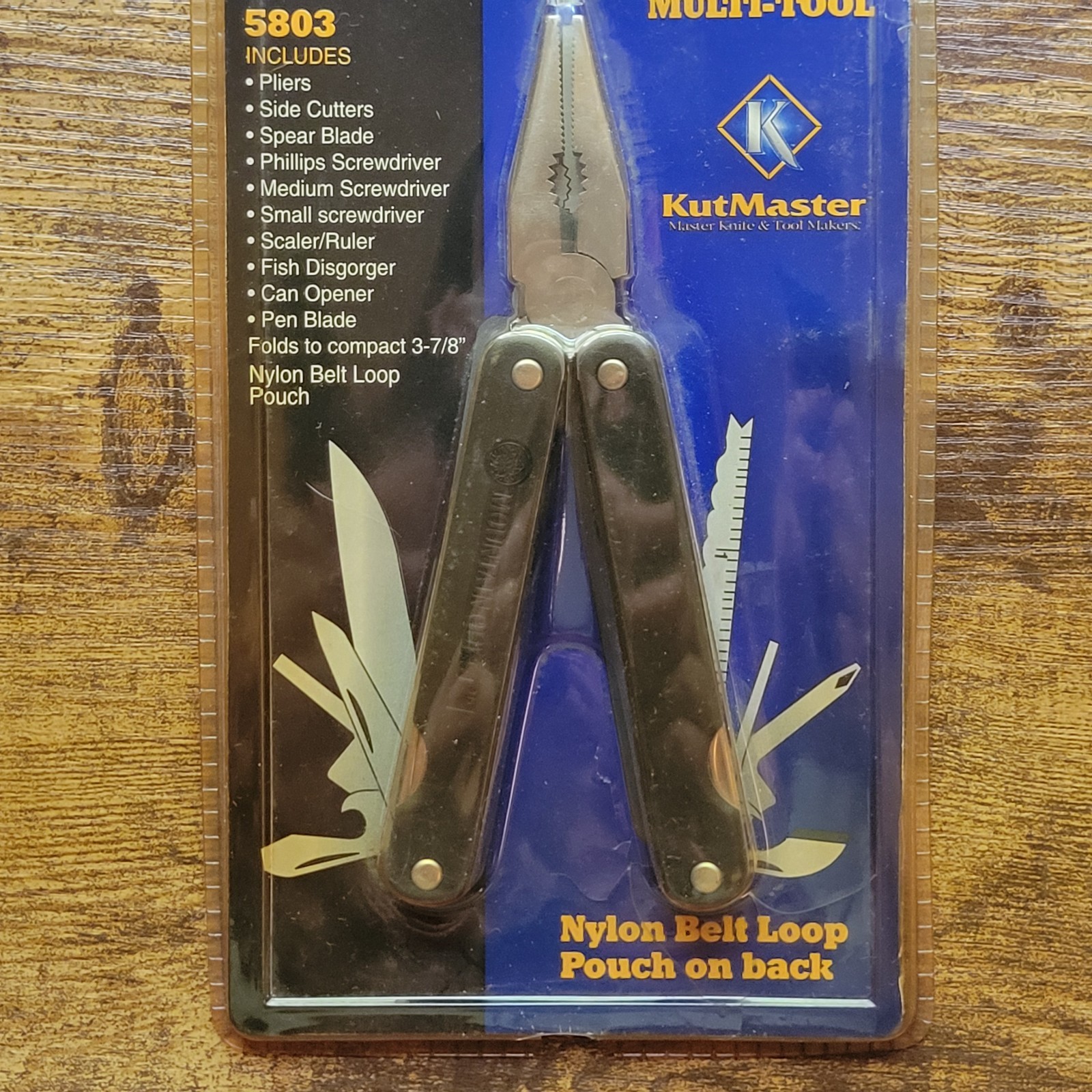 Kutmaster Mountain Quest 5803 11 Function Multi Tool W/Nylon Sheath