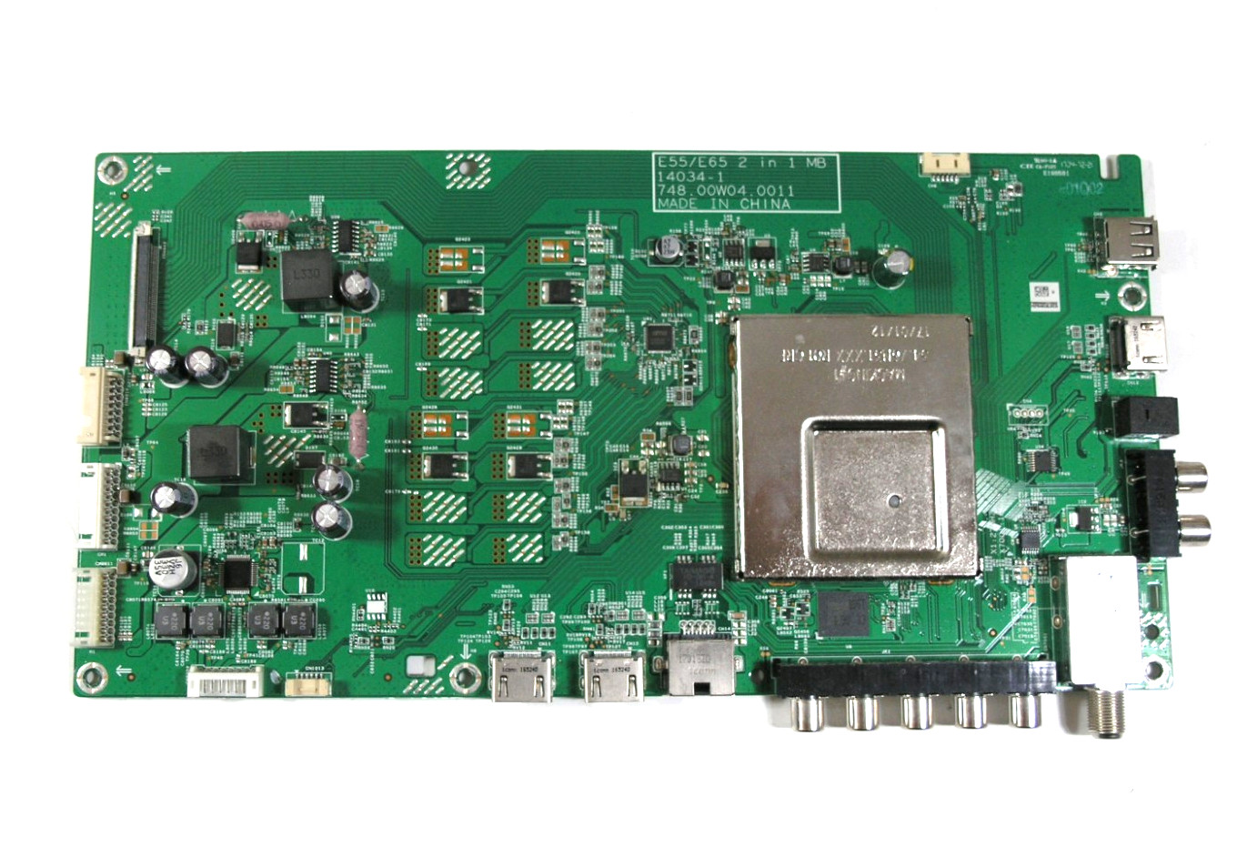Vizio Main Board for D55-D2  748.00W04.0011,  791.00W10.C006