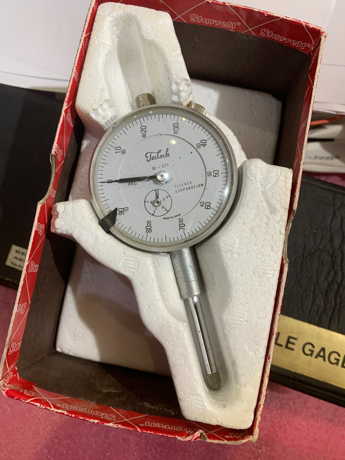 Teclock AI - 921 Machinist Dial Gauge - Very good condition