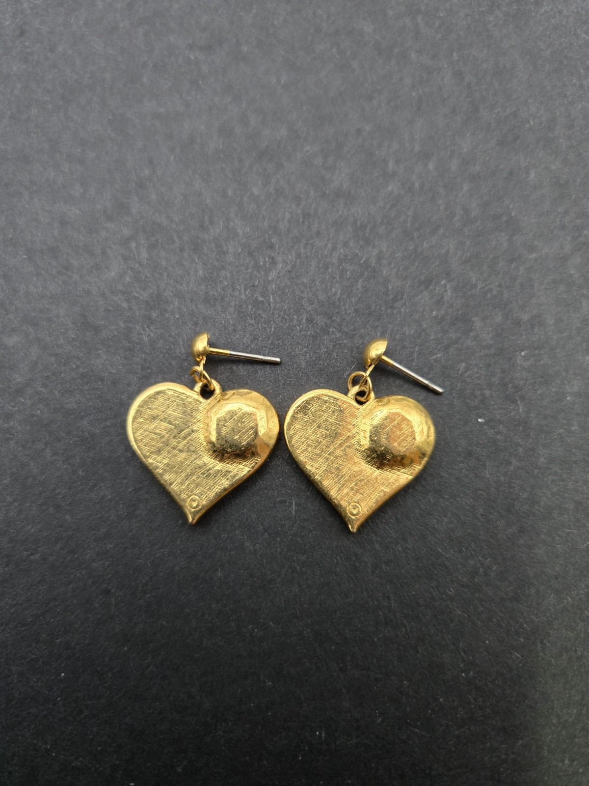 American Flag Heart Pierced Earrings