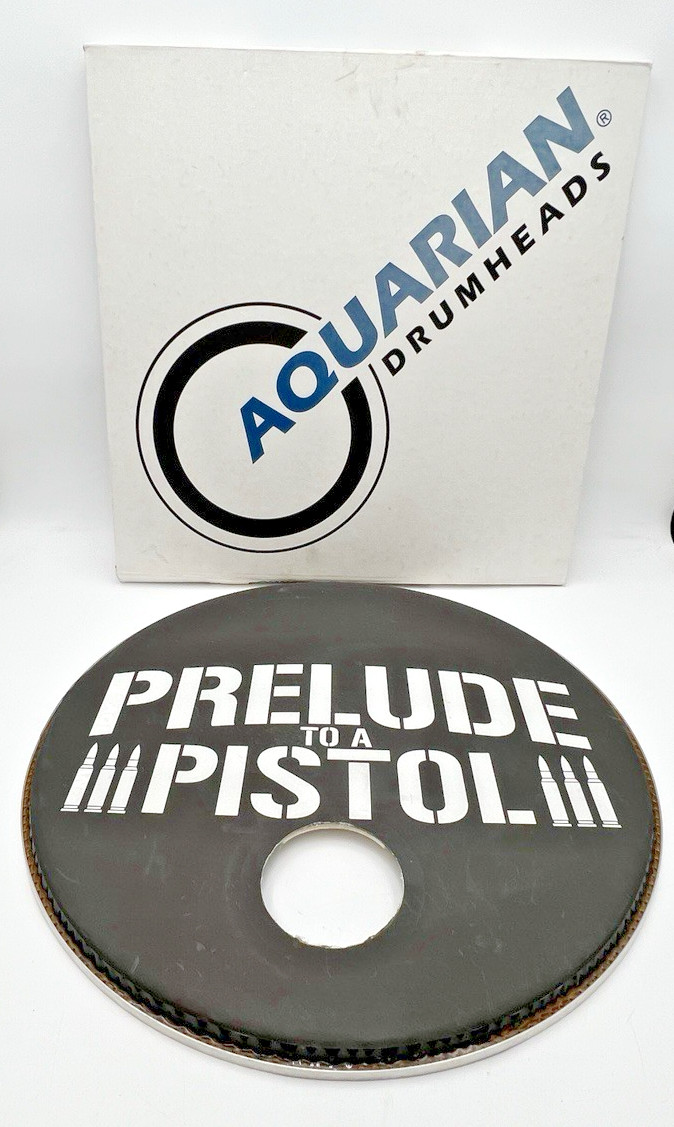 AQUARIAN SK120 SUPER-KICK 20" BASS HEAD PRELUDE TO A PISTOL DRUMHEAD W/HOLE
