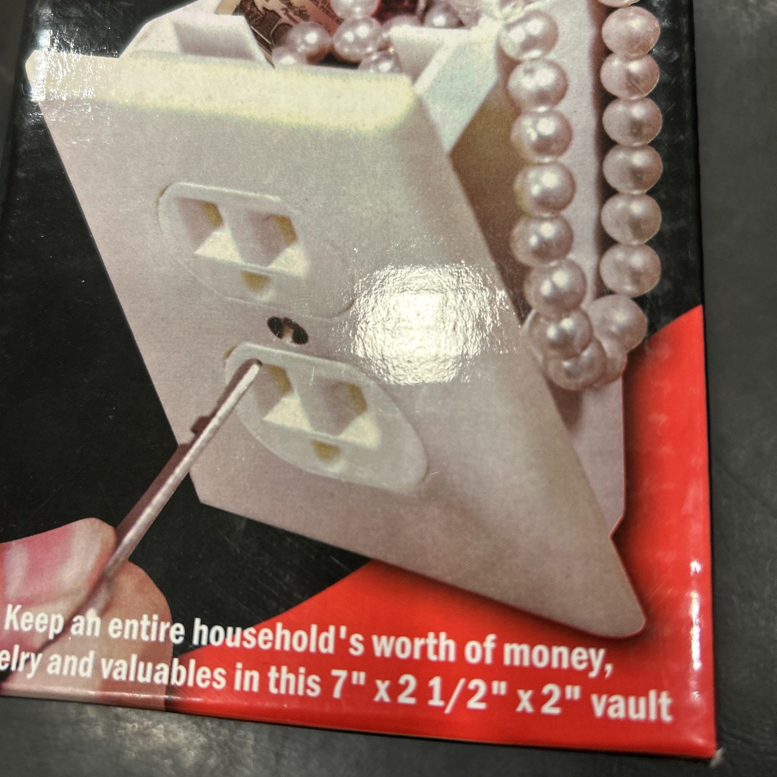 Hidden Wall Safe Security Electrical Outlet Keys Vault Secret Hide Valuables NEW