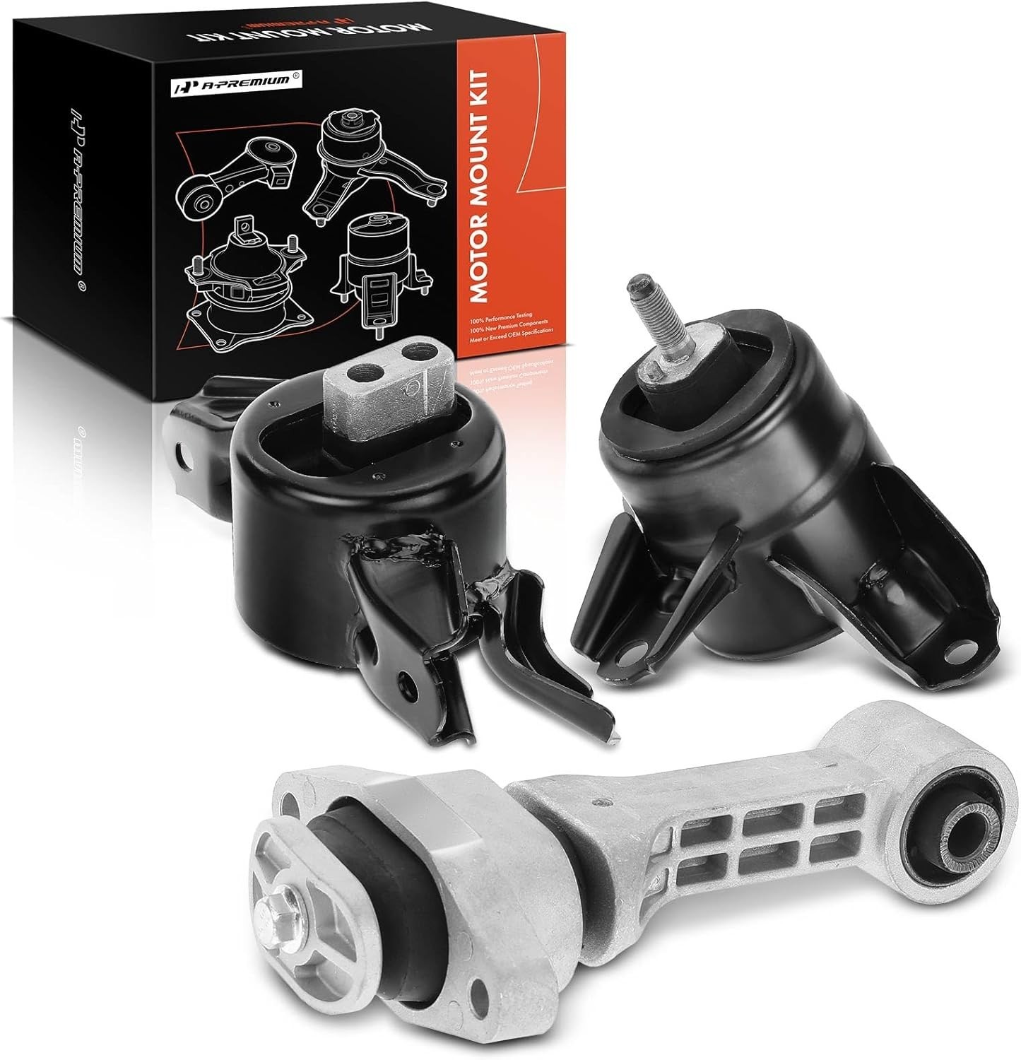 3PCS Engine Mount Compatible with Elantra 2011 2012 2013 2014 2015 2016,