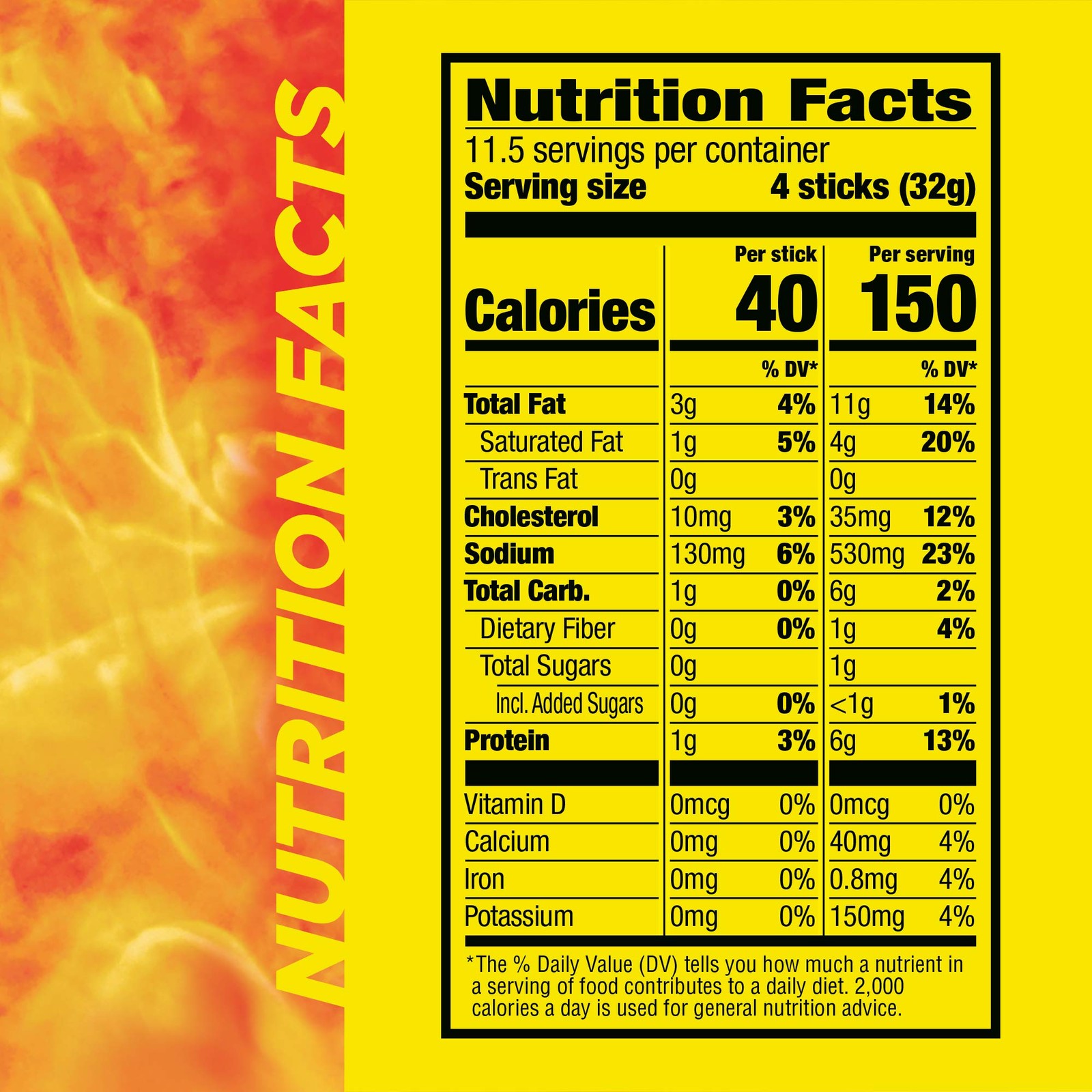 Slim Jim Smoked Meat Sticks, Original Flavor, 6g 12.88 Ounce (Pack of 1)
