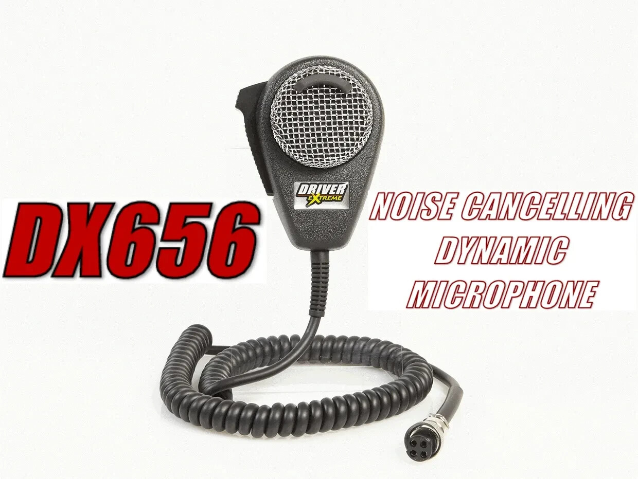 Driver Extreme DX656 Noise Canceling Dynamic Communications 4-pin Microphone
